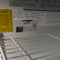 Norlake Upright Double Door Glass Refrigerator image 1